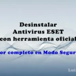 Desinstalar ESET en modo seguro con herramienta fácil