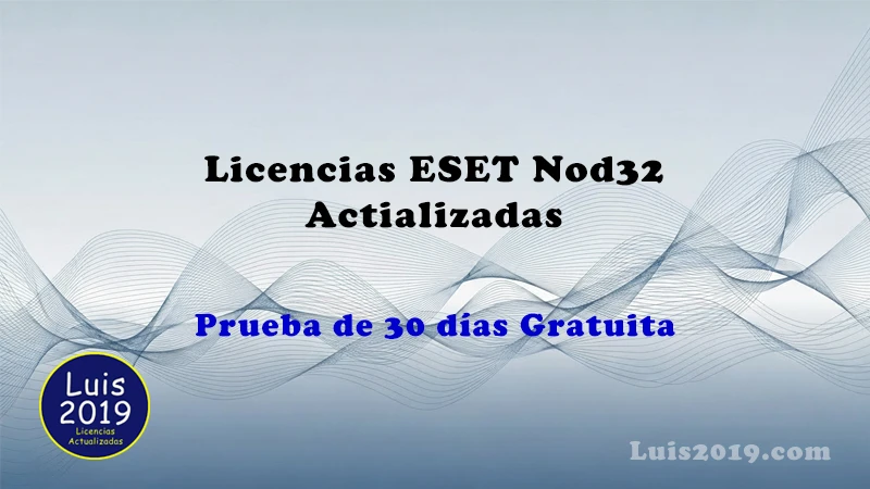 Licencias eset nod32 actualizadas prueba gratuita